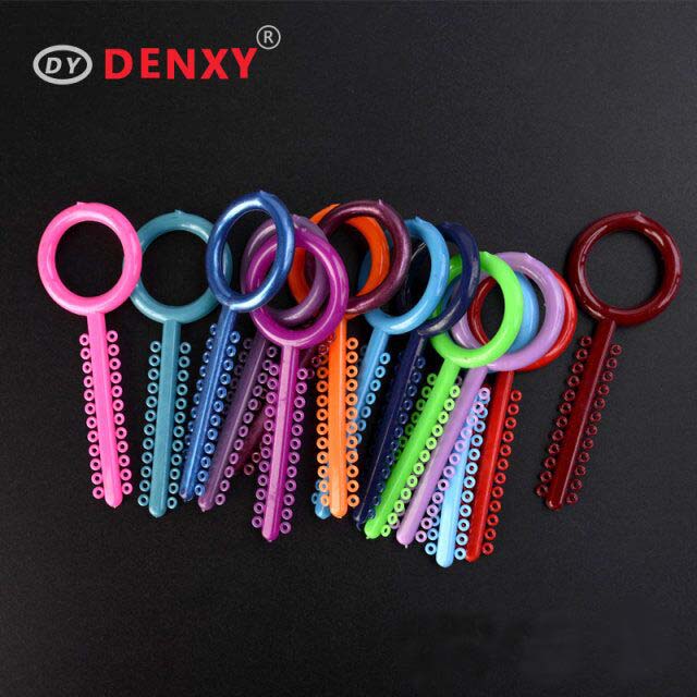 Denxy Dental Elastomeric Ortho Ligature Ties Orthodontics Ligature Tie Orthodontics Ligature