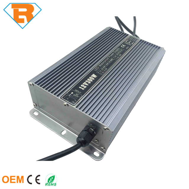 300 Вт DC12V 25A DC24V 12.5A Водонепроницаемый Светодиодный драйвер для светодиодного освещения