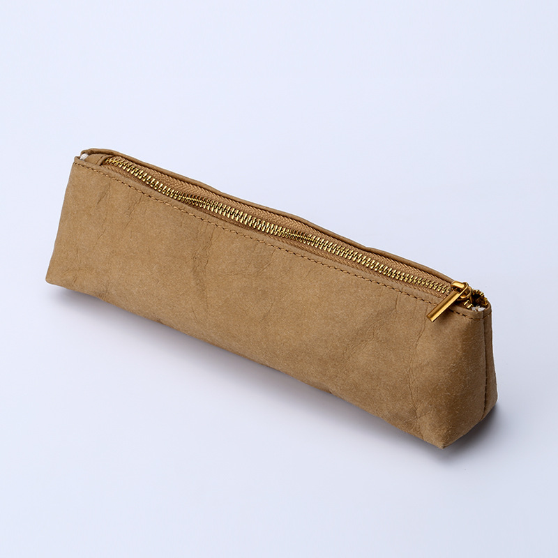 Водонепроницаемый Mildewproof Новый Эко крафт бумага Дети Школа Карандаш сумка с ziplock 5 видов цветов вариант