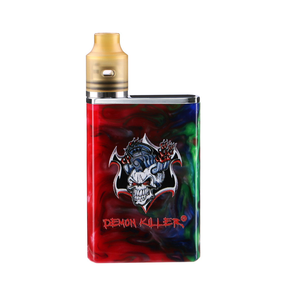 Горячая Распродажа, новый 800mAh smart demon killer box mod kit с nicer кожаным комплектом
