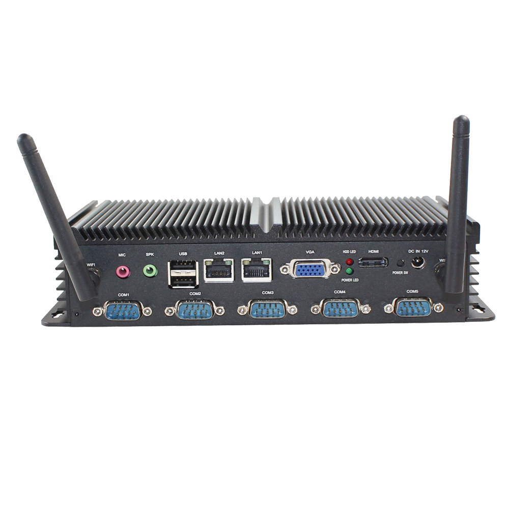 Встроенный промышленный безвентиляторный мини-ПК/2 гигабитный Ethernet LAN/безвентиляторный мини-ПК