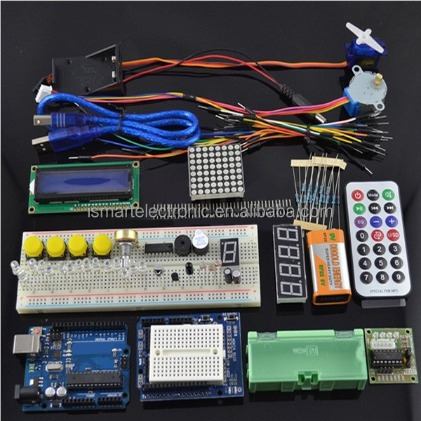 2017 новейшие Starter Kit/Step Motor/серво/1602 LCD/Макет/джемпер