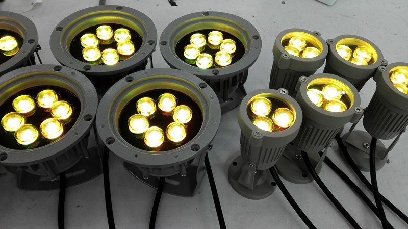 Беспроводной dmx контроллер 12v-24v dc 3x8 Вт rgbw led свет сада