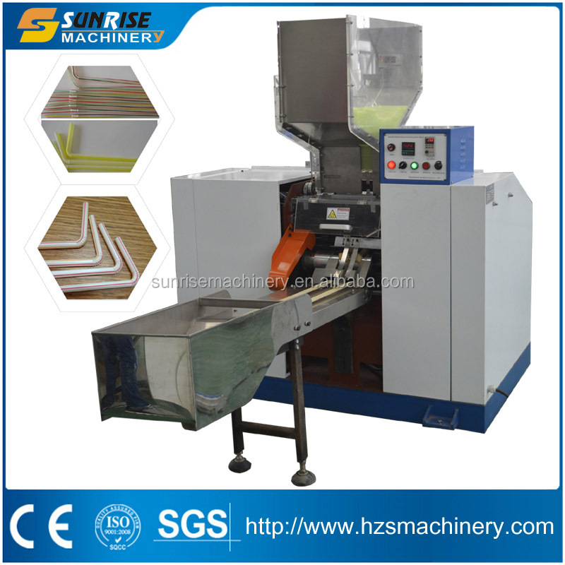 Пластиковые изгиб соломы making machine