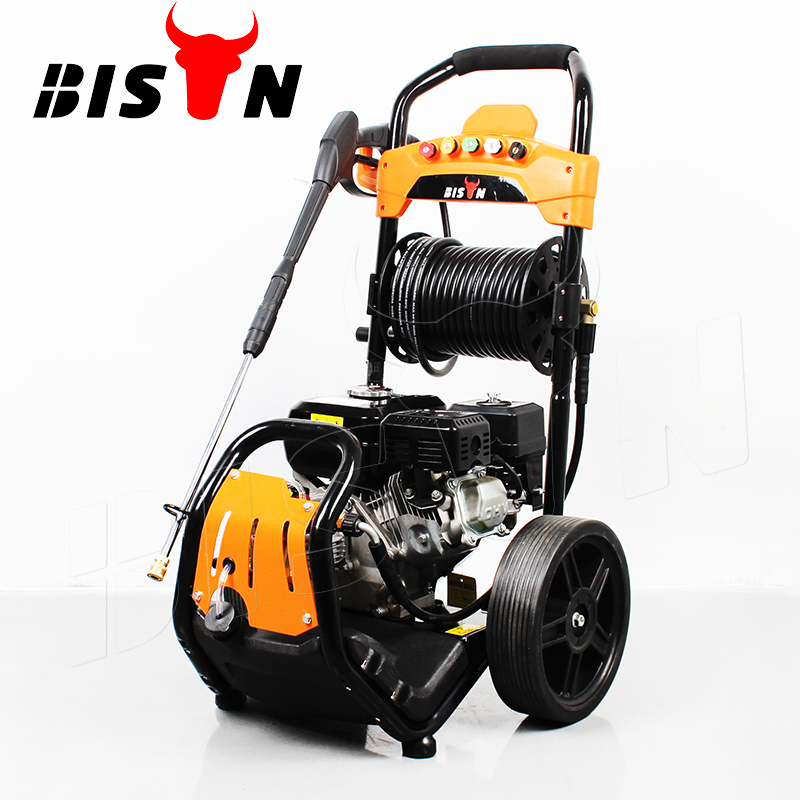 Портативный Бензиновый моечный насос высокого давления BISON CE 170NB 170Bar 6.5HP, моечная машина