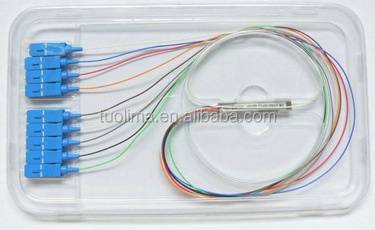 N [ Tuolima ] 1 : 64 0.9 мм мини тип оптический PLC сплиттер без разъема