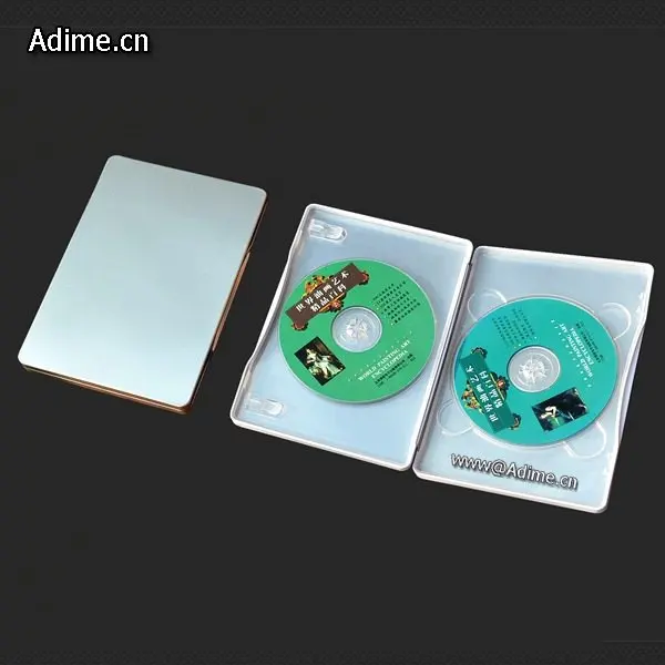 Жестяная коробка для CD DVD, корпус для CD, один жестяной чехол для dvd