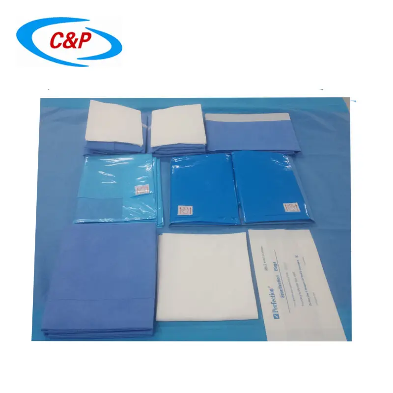 Hospital Use EO Sterile Newborn Delivery Drape Kit With Episiotomy Scissors Supplier Wholesale