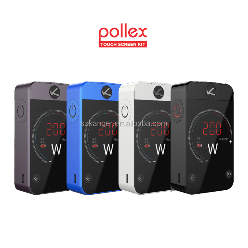 Kanger, мод с первым сенсорным экраном Kangertech POLLEX, 2,4 дюйма, супер сенсорный экран, 3500 мАч