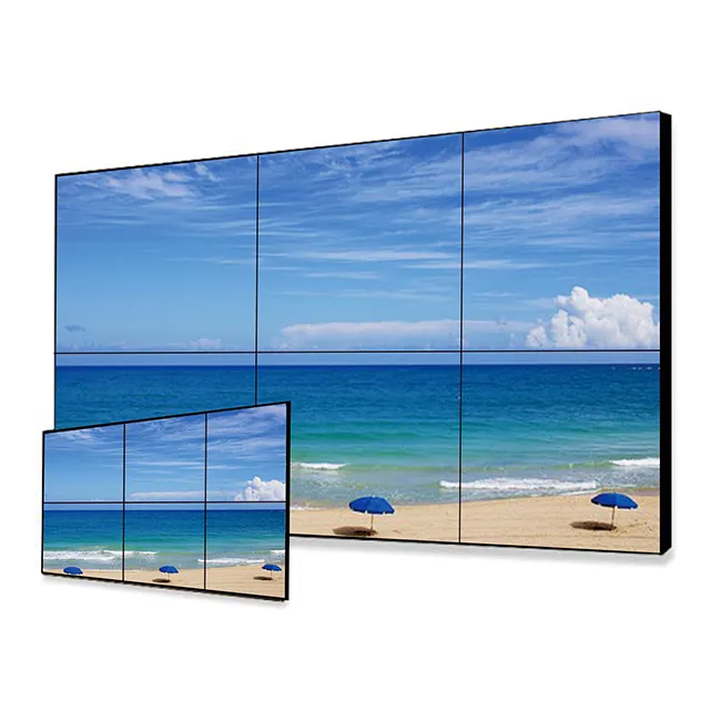 Frameless Lcd Monitor Video Wall Indoor Touch Screen With Video Wall