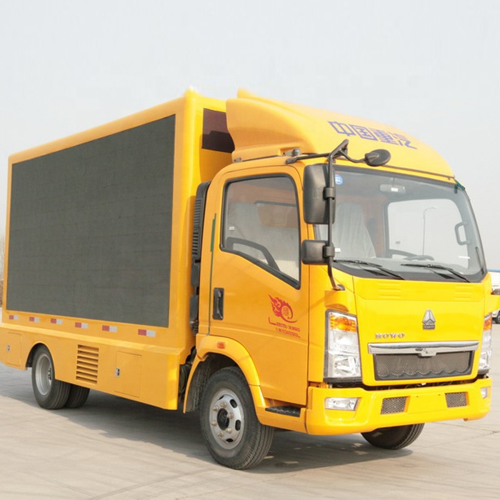Sinotruk 4x2 светодиодный рекламный щит