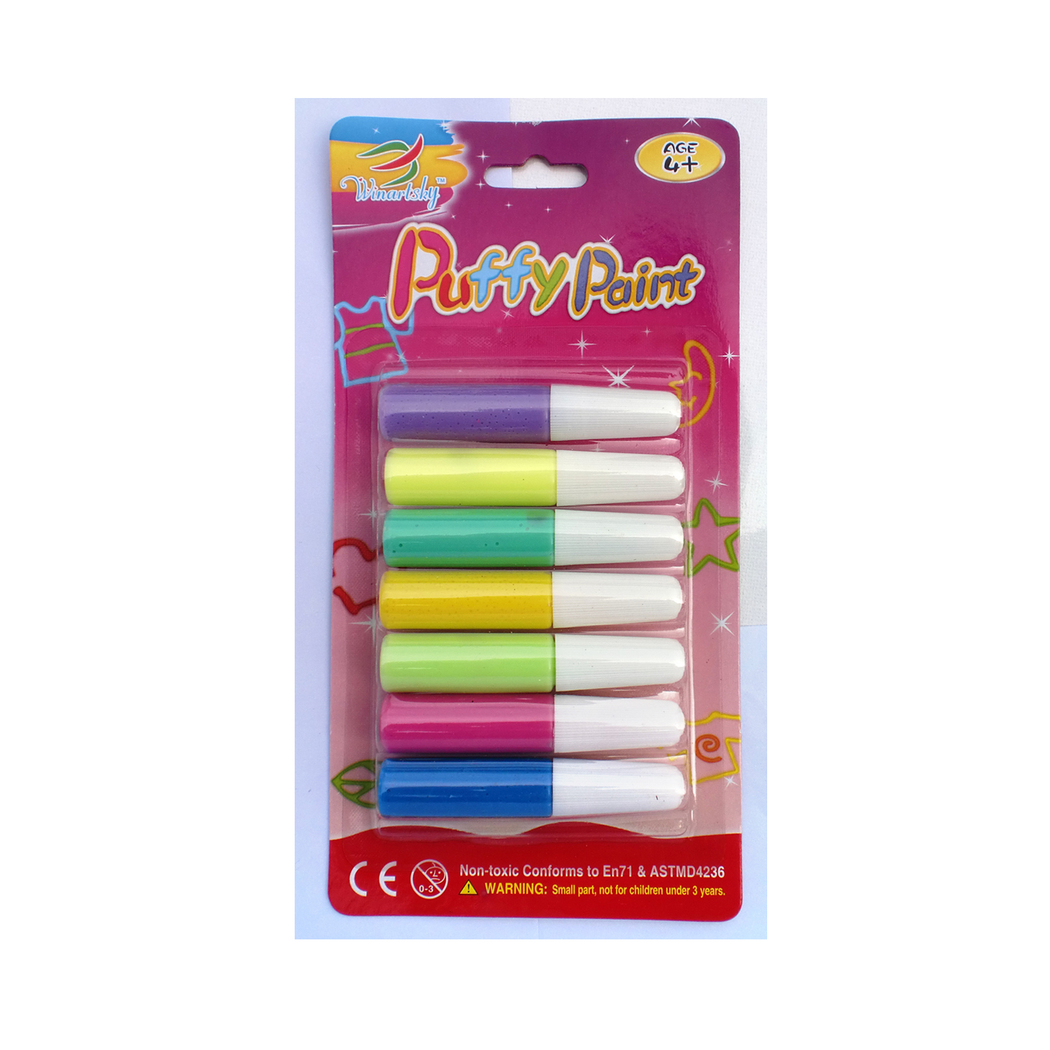 Pf-02, 2016 популярные краски для детей, пышные краски для DIY