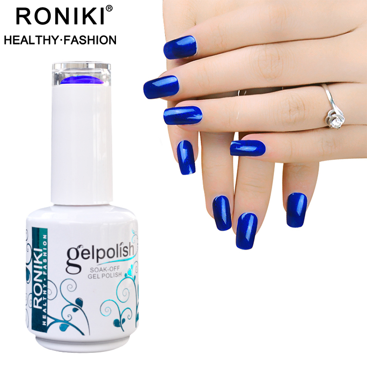 RONIKI топ брендов Новая серия Цвет гель для ногтей Soak светодио дный LED УФ 15 мл гель лак