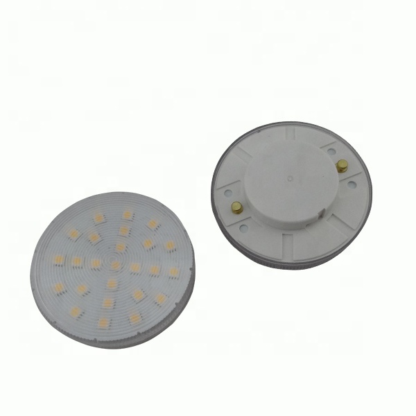 Able hot sell high quality durable ra80 25pcs SMD 5050 plastic 12v 24v 230v 3.5W gx53 led lamp gx53 led downlight