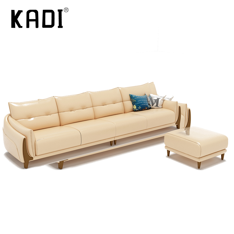 Classic style home furniture living room leather sofa 3 seater sofas for home living room furniture