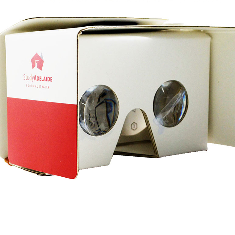 Пользовательские брендовые VR Google Cardboard V2 DIY 3D очки