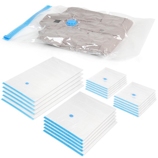 Plastic vacume storage space saving bags