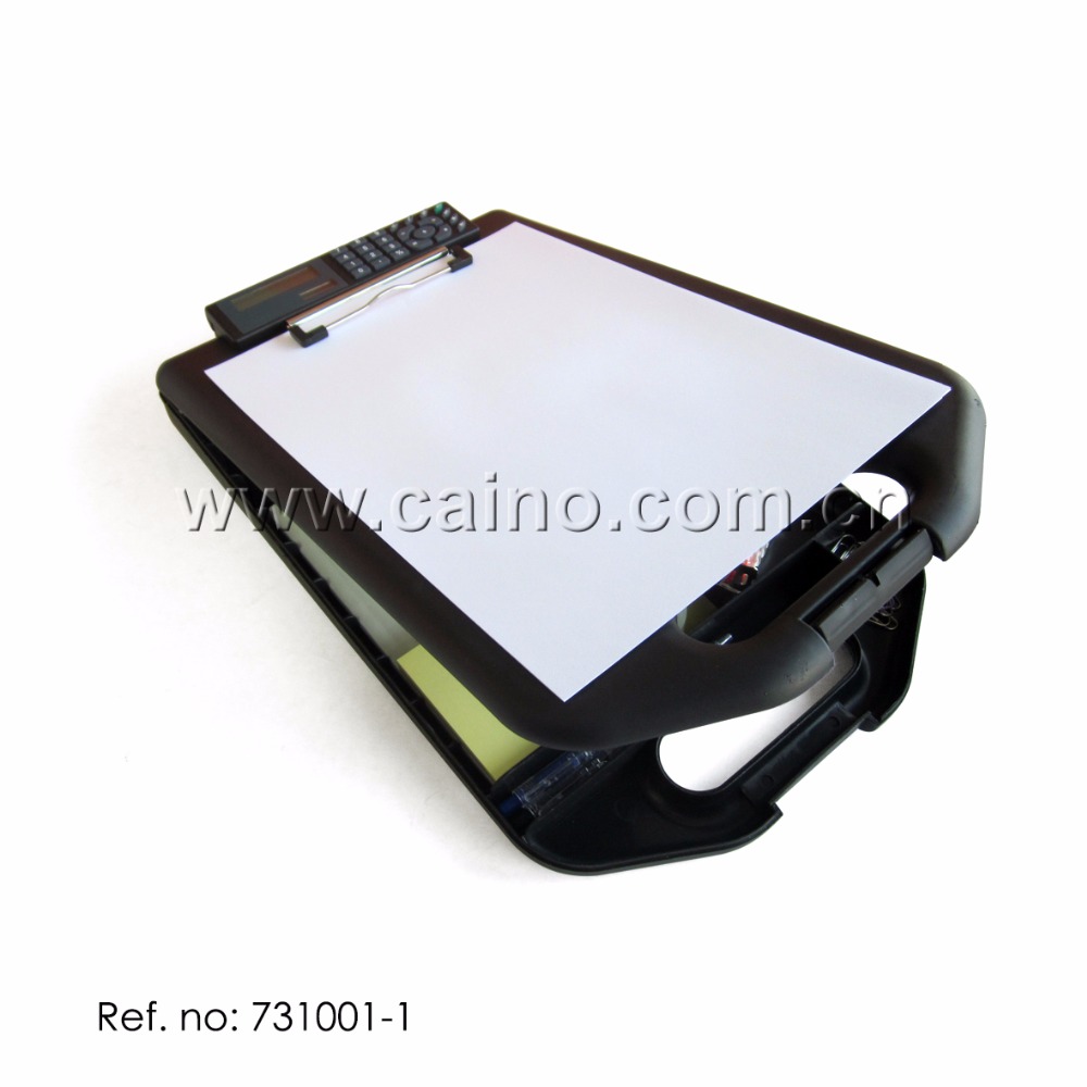 Storage Clipboard with Calculator and Pencil box