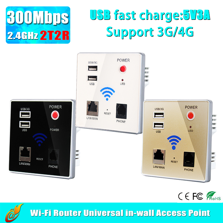 Настенный точка доступа маршрутизатора PoE 802.11n предприятия WiFi система wi-fi маршрутизатор usb зарядки