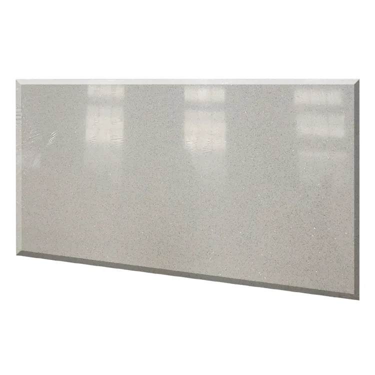 Horizon Mirror White Sparkle Quartz Stone Countertop