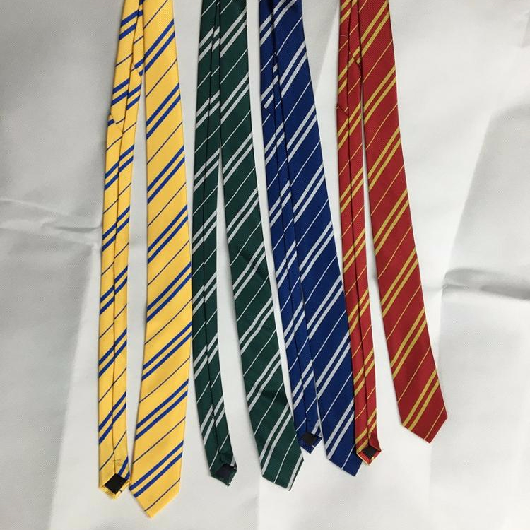 School Tie Cosplay Party Costume Accessory for Halloween Party Cosplay Tie for Harry Costume Accessory Striped Tie