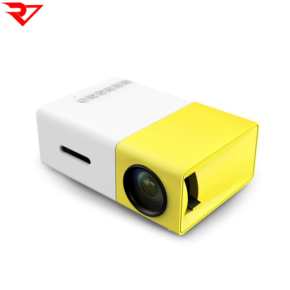 Карманный мини-проектор YG300 для мобильного телефона и ТВ 1080P, портативный мини-светодиодный проектор YG300