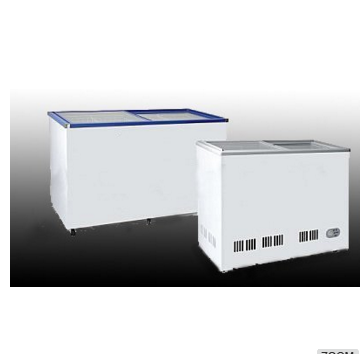 110v -240v glass top chest freezer display freezer