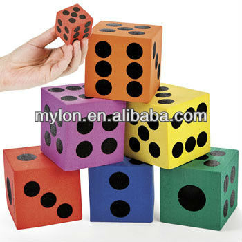 Гигант пены игры Dice партия выступает образовательные игры учитель