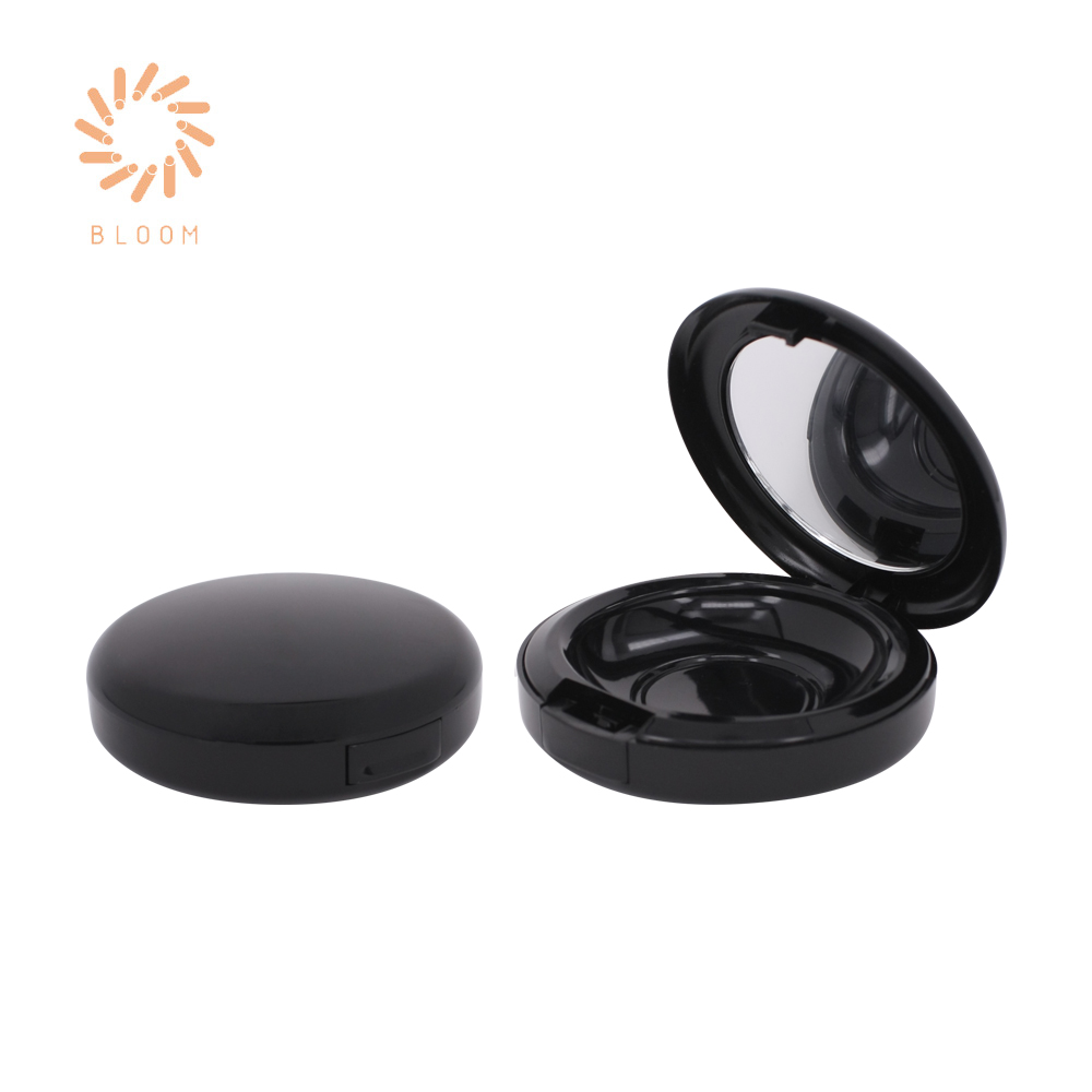 OEM Round Empty Makeup Compact Case Powder Container with Mirror