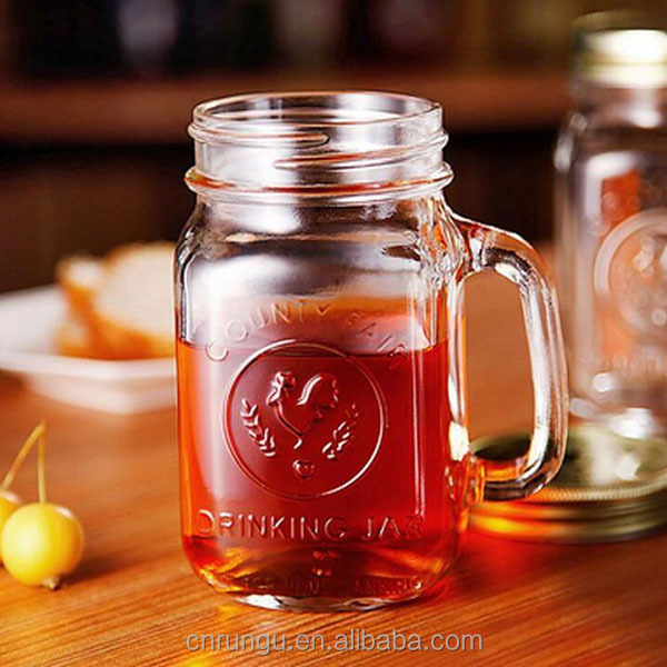 Оптовая 500 мл Стекло Mason Jar, стеклянную Банку