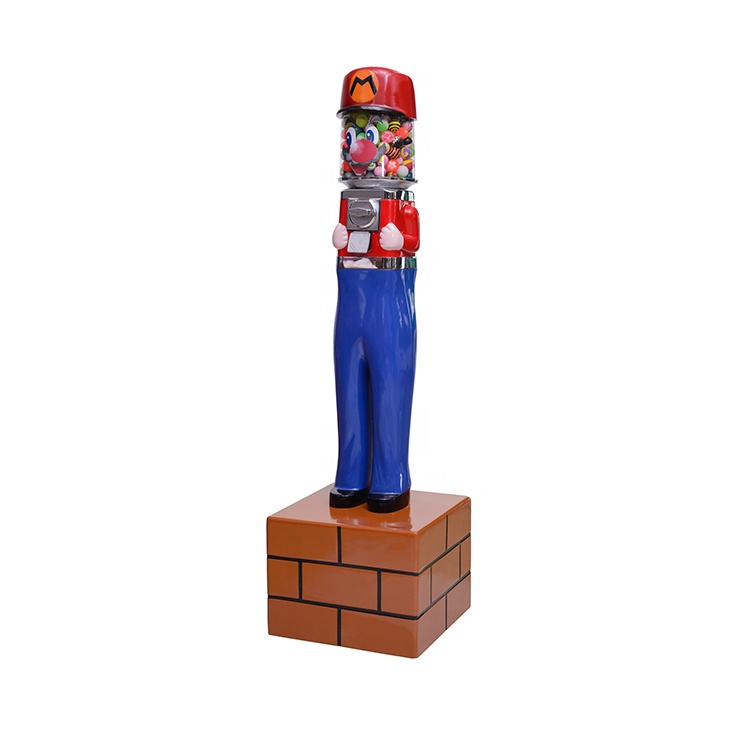 Новый дизайн, конфеты Super Mario, капсулы, игрушки, торговый автомат Gumball, игровой автомат с монетами, готов к отправке