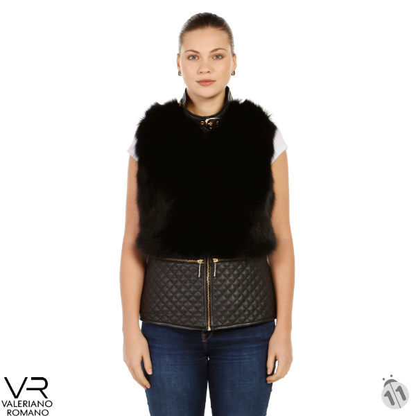 Турецкая кожаная куртка Valeriano Romano VEST