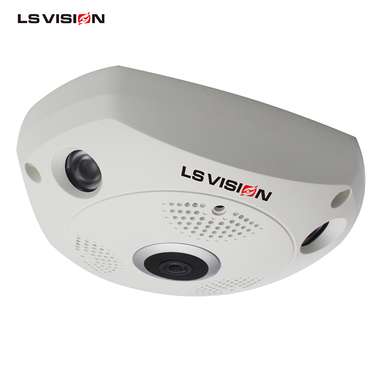 LSVISION HD IP Wireless Panoramic 360 Degree Wide Angle 3MP Fisheye VR Security CCTV Camera Support TF card Two Way Audio