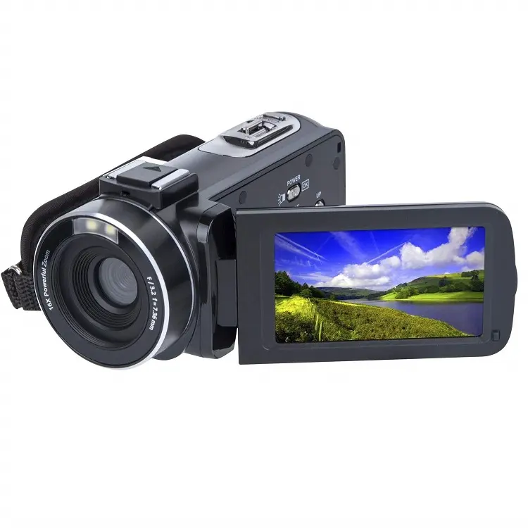 FHD 1080P 3 Inch IPS 16X zoom digital video camera