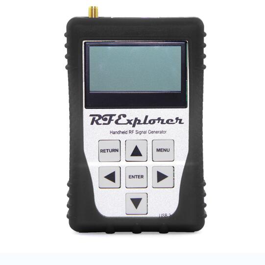 Портативный цифровой анализатор спектра RF Explorer - 3G Combo 15-2700 МГц с черным резиновым корпусом