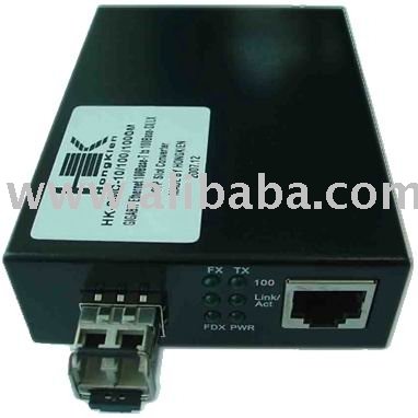 Sfp Slot 10 / 100 / 1000m Optic Media Converter