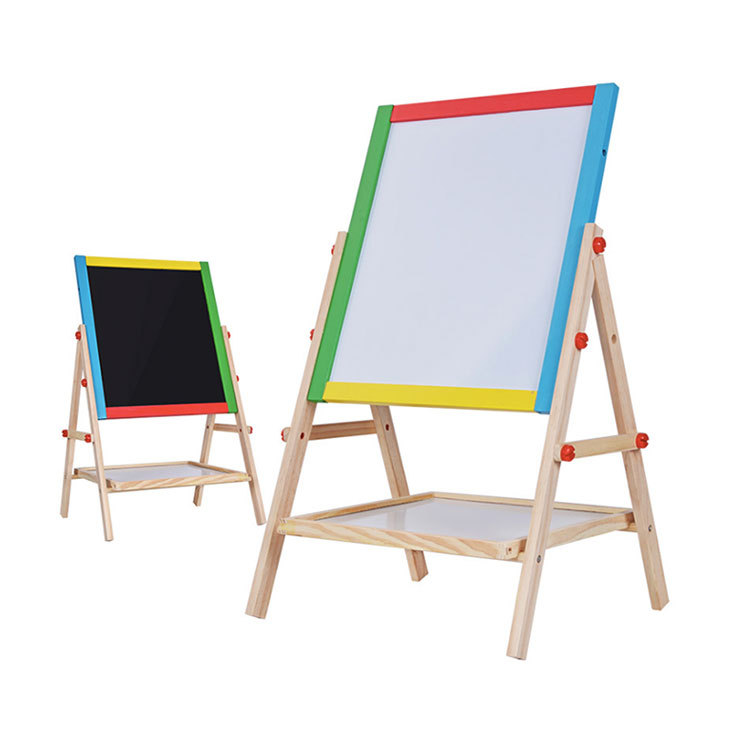 OEM new design wooden custom drawing board high quality wood kids folding drawing board