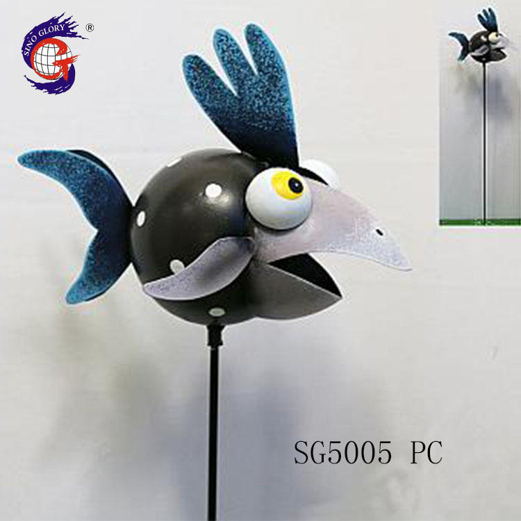 Фабрики Китая прямые продажи Декоративные Fish металла сад долю