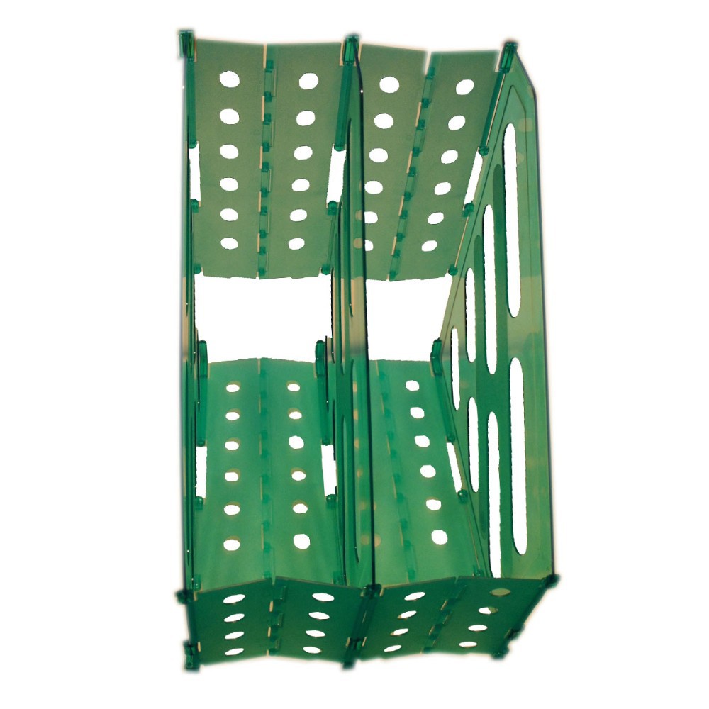 plastic foldable storage divider desk organizer folder holder magazine rack