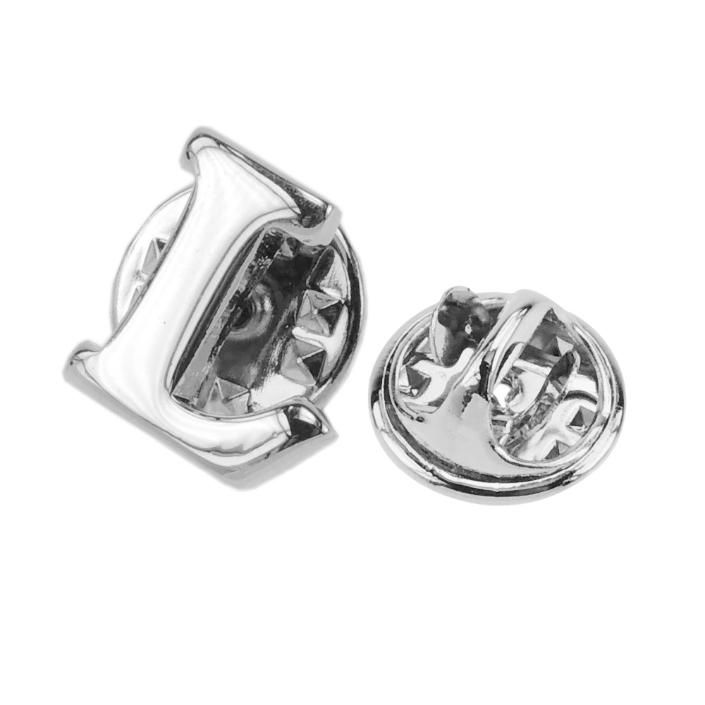 Серебристые Пользовательские Письмо значки для костюм