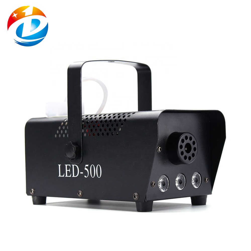 500W Fog Machine LED RGB Remote Stage Professional Smoke Machine for Stage Party Ceremony Disco Family