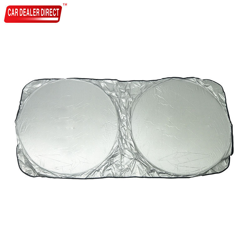 Silver Coating Material Collapsible Car Sun Shades