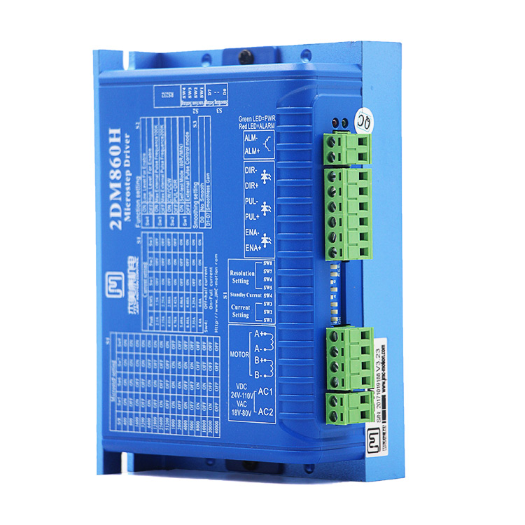 2 Фаза NEMA 34 microstep цифровой Шаговый Мотор привода 2DM860 высокая скорость высокая эффективность для ЧПУ