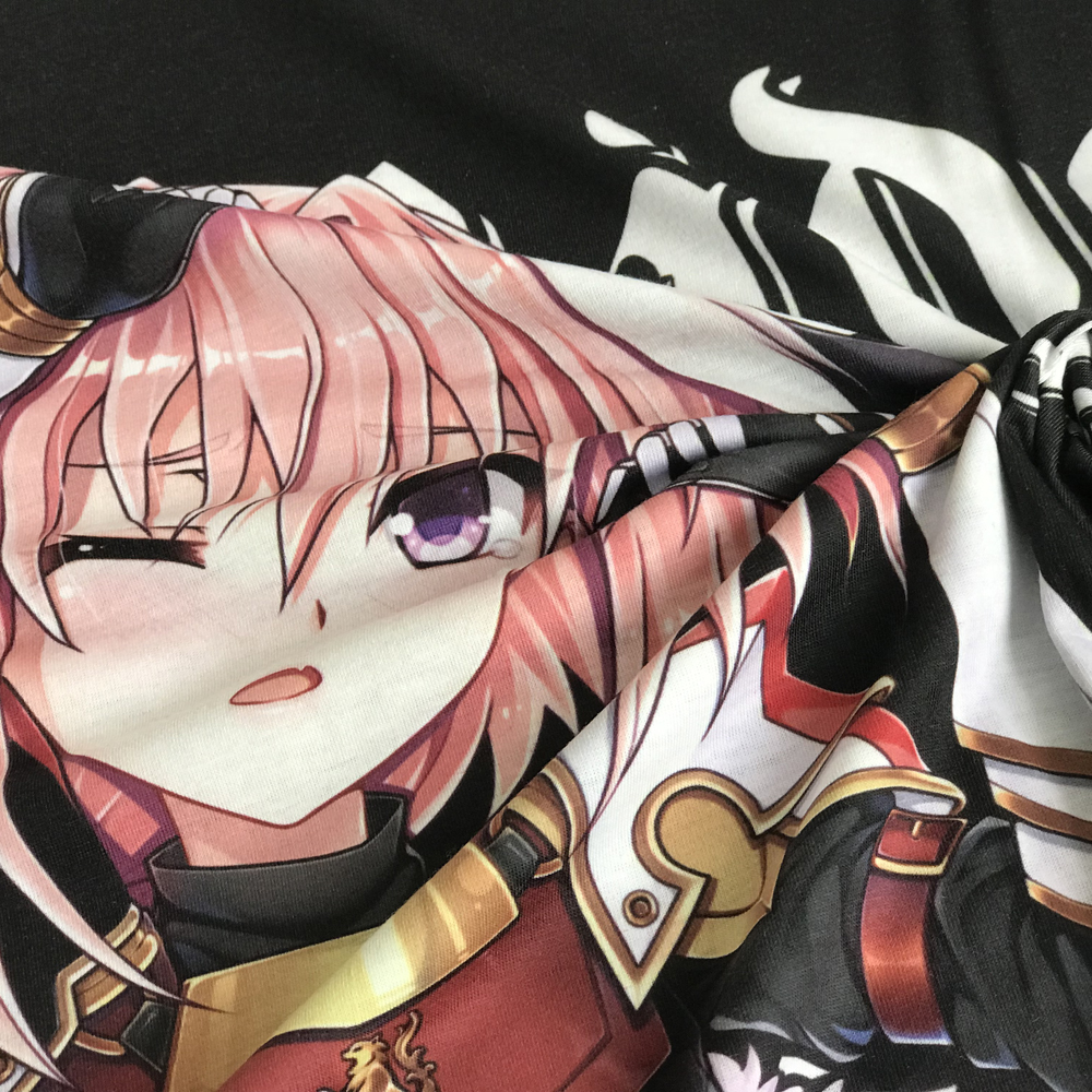 FGO Astolfo аниме изготовленный на заказ футболка с принтом