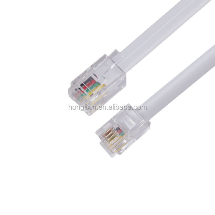 RJ11 кабель телефонная трубка Катушка Шнур кабели, телефонные спиральные кабели, домашний телефонный кабель