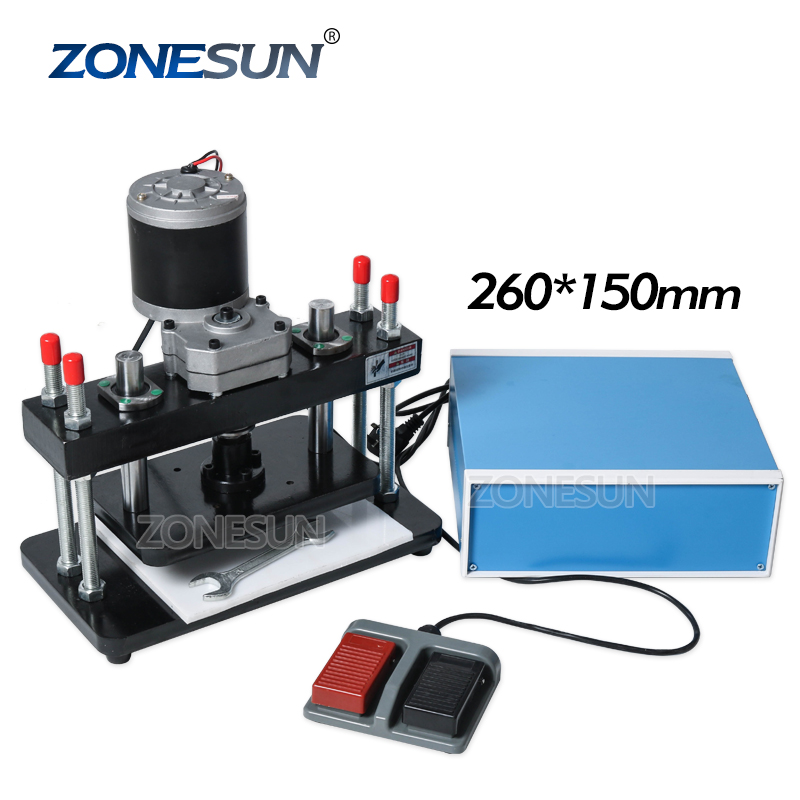 ZONESUN 26x15 см электрические кожа умереть резка машины фото бумага пвх/Eva листовая пресс-форма резак умереть инструмент для Clicker Die