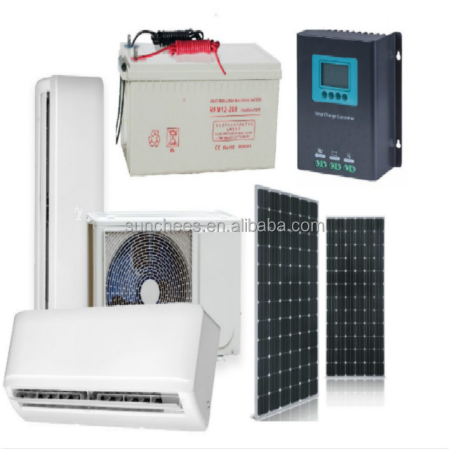 Новый солнечный DC 48V 9000BTU-24000BTU солнечный кондиционер цена