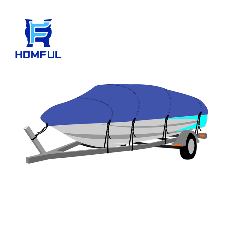 Чехол Homful для лодки с тройным корпусом, крышка для лодки с басом для лыж, крышка для сцепки лодки и прицепа