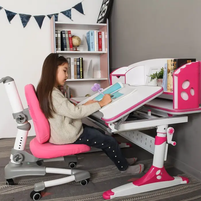 Adjustable children study table ergonomic design HY-E120