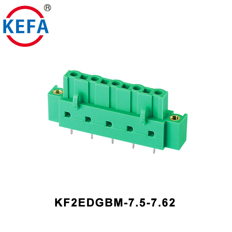 Электрическая Подключаемая Клеммная колодка KEFA KF2EDGBM 7,5/7,62 мм Pcb, разъем 7,62